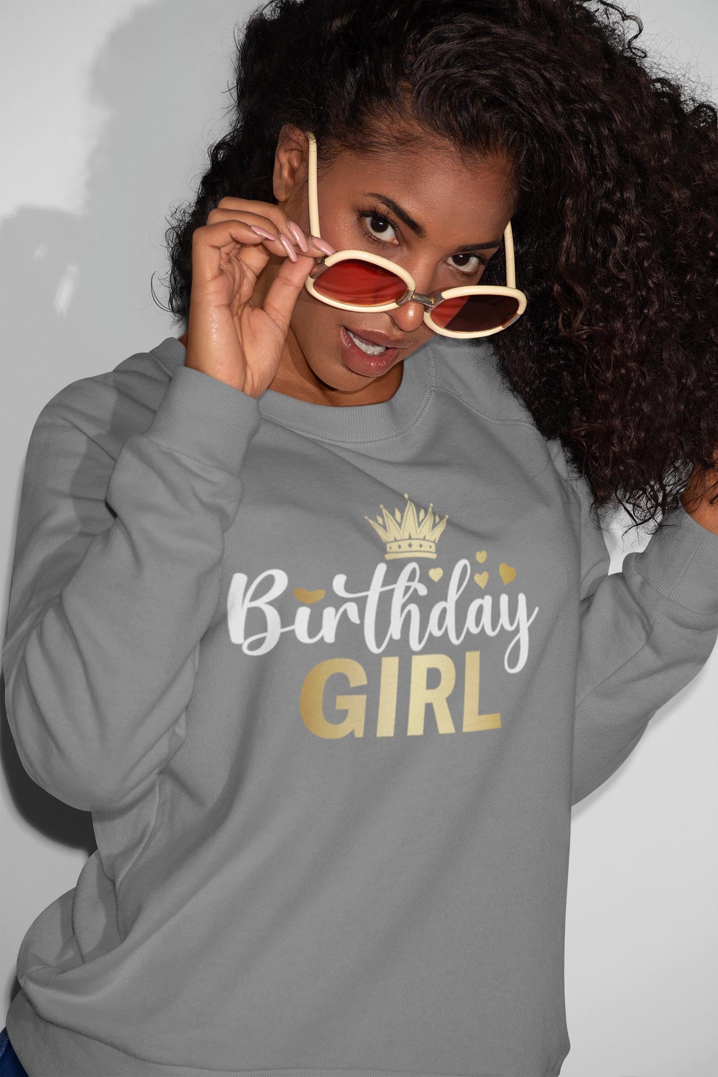 Birthday Girl Crown Gold